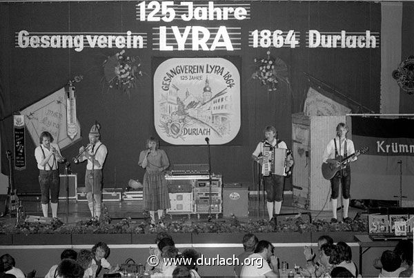 Veranstaltung der Lyra in der Festhalle, 1989