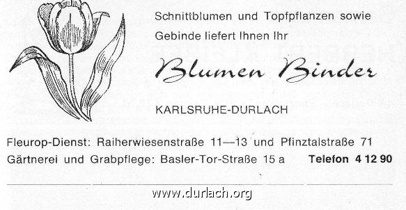 1977 Blumen Binder