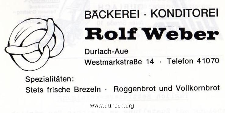Bckerei Rolf Weber