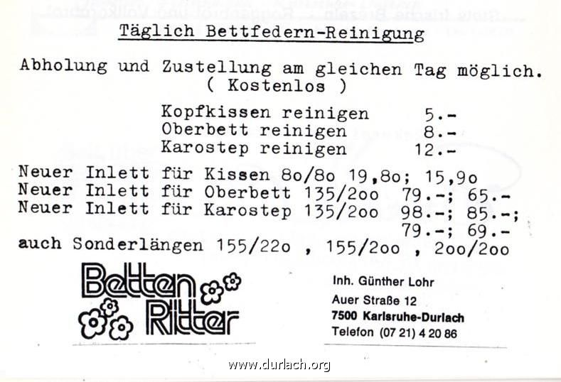Betten Ritter 1982