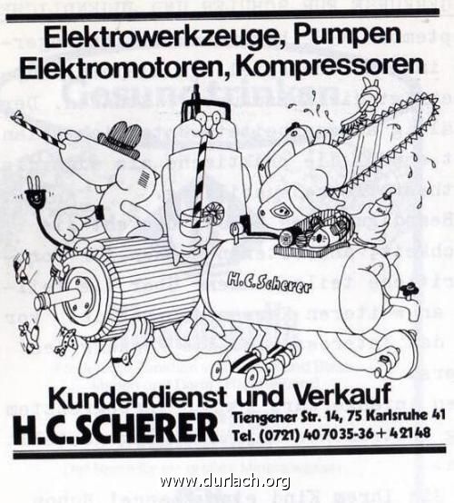 Elektromotoren H.C. Scherer 1982