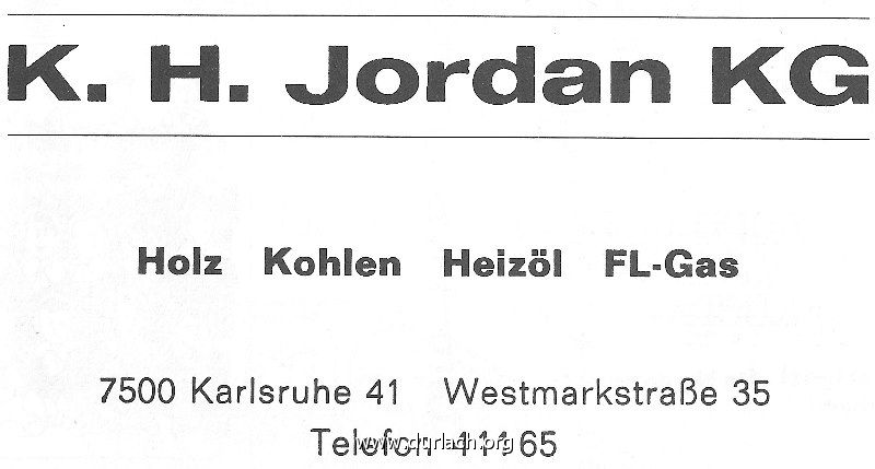 1985 - Festschrift OWS - K.H.Jordan KG