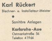 Blechnerei Karl Rckert 1960