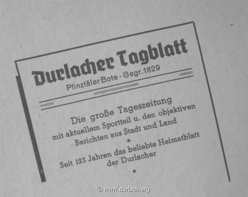 Durlacher Tagblatt