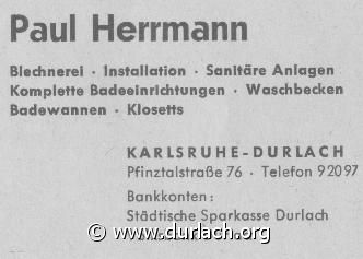 Blechnerei Paul Herrmann 1956