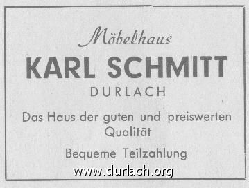Mbelhaus Karl Schmitt 1956