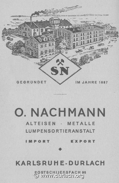 Lumpensortieranstalt Otto Nachmann 1951