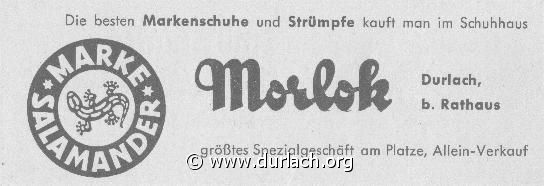 Schuhhaus Morlok 1956