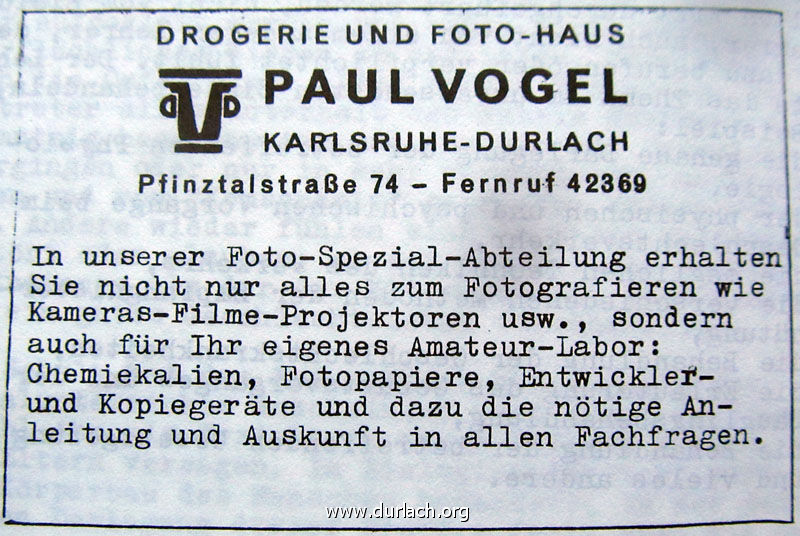 Drogerie Paul Vogel