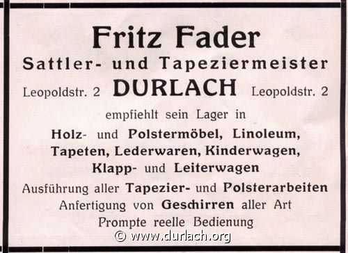 Sattler Fritz Fader 1926