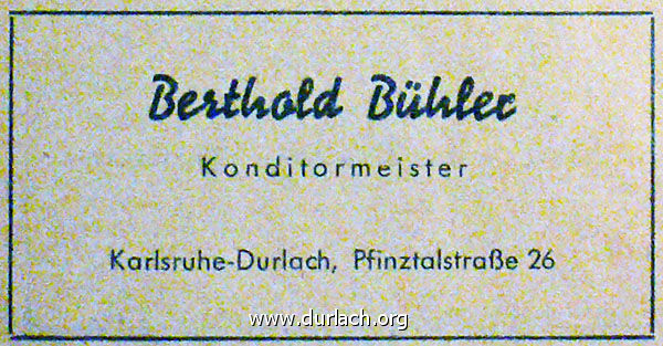 Berthold Bhler 1952