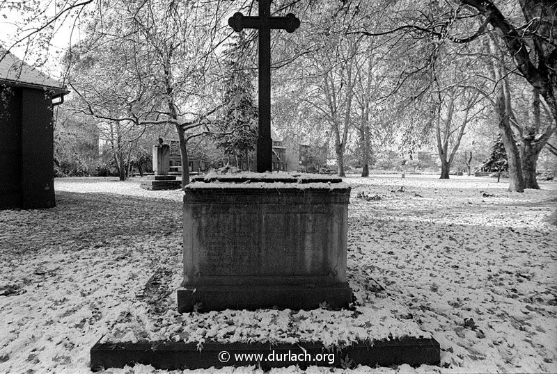 1988 - Alter Friedhof im Winter