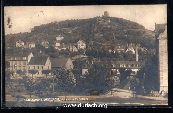 1922 - Blick zum Turmberg