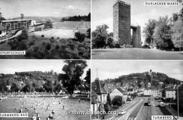 Durlach, Sportschule, Durlacher Warte, Turmberg - Bad, Turmberg