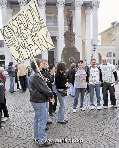 Demo gegen KSC Station 2009