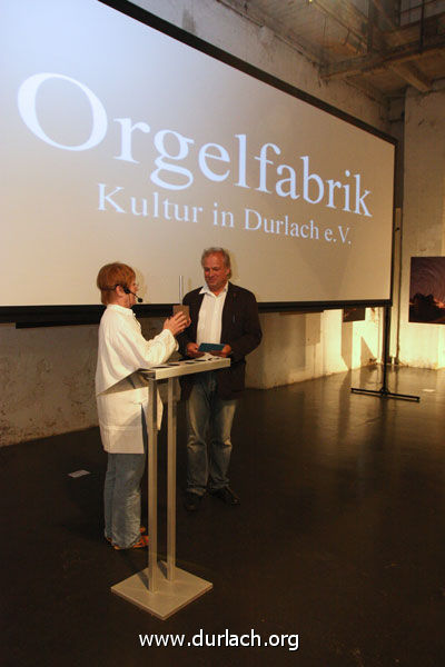 Verleihung der "Silbernen Orgelpfeife" an Samuel Degen
