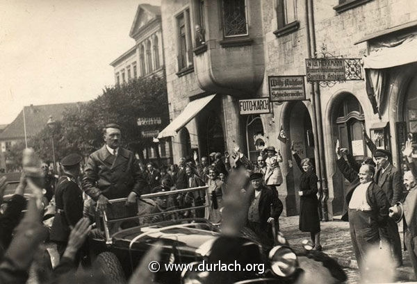 Adolf Hitler in Durlach - 1933