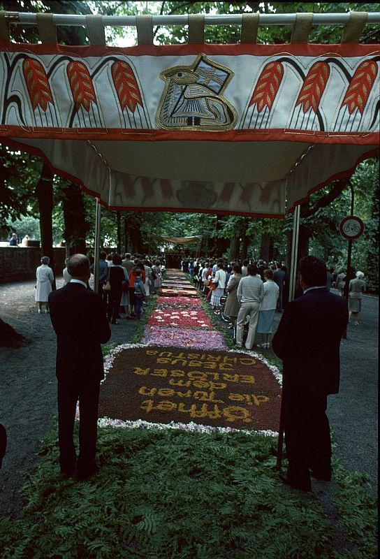 Prozession im Schlossgarten, ca. 1980