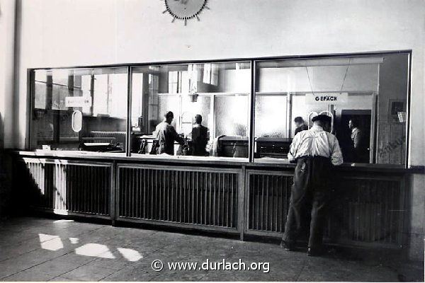 Bahnhof Durlach - Juni 1959