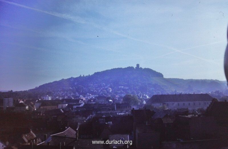 Durlach - Blick ber die Altstadt 1975