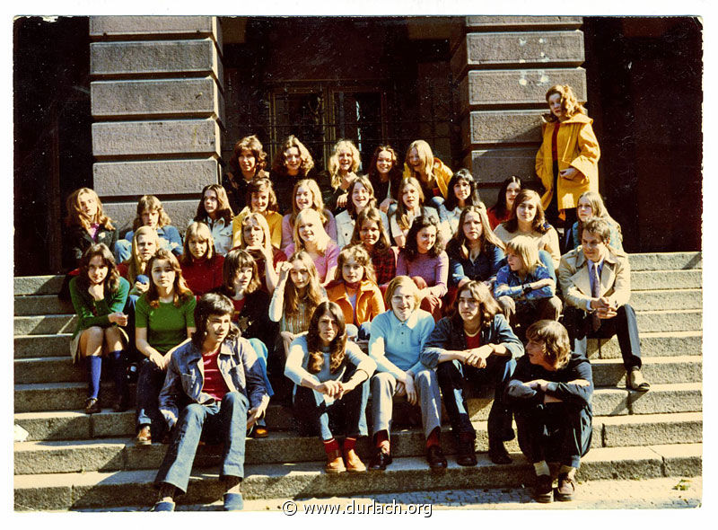 1973 - Friedrichschule, Lehrerin Frau Hund