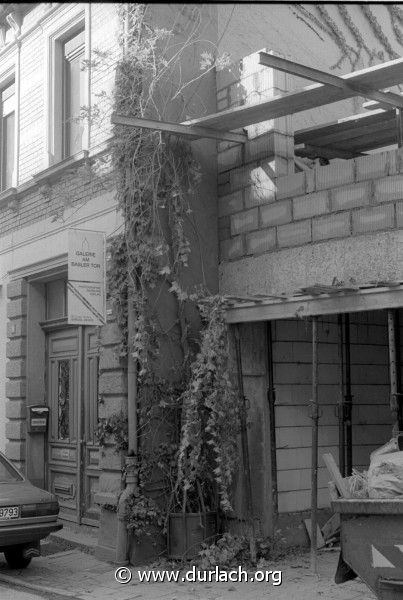 Baustelle in der Amthausstrasse, 1988