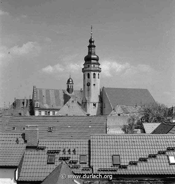 Blick ber die Dcher der Altstadt, ca. 1988