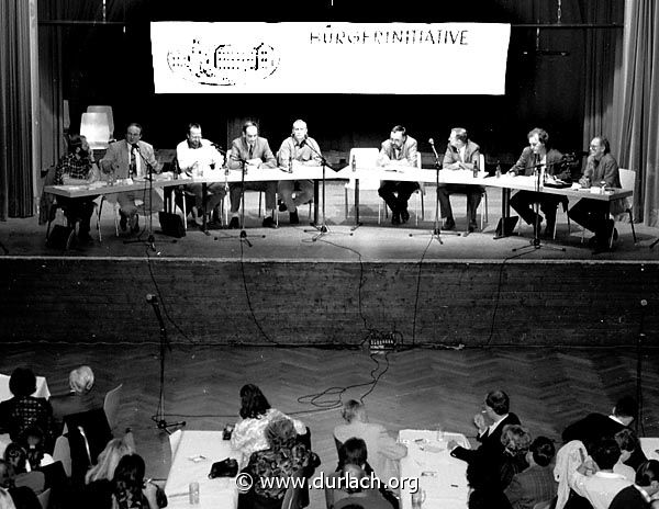 Podiumsdiskussion Festhalle 1990
