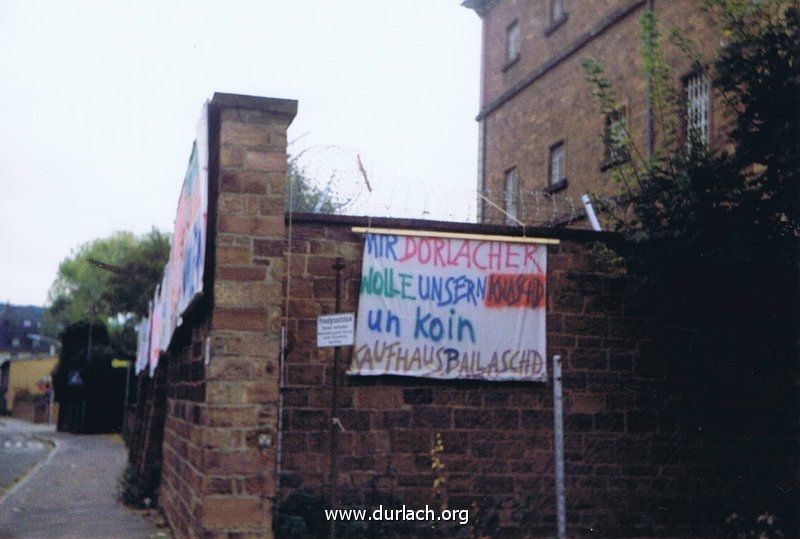 1989 - Protest gegen Gefngnisabriss