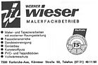 1985 - Festschrift OWS - Malerfachbetrieb Werner Wieser