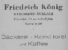 Bckerei Friedrich Knig 1951