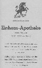 Einhorn-Apotheke 1951