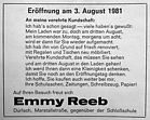 Zeitung Emmy Reeb 1981