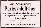 Wirtschaft Parkschlle 1926