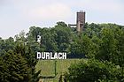 "Durlach" -schriftzug am Turmberg