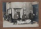 DURLACH Sanittskolonne mit Krankenwagen um 1925
