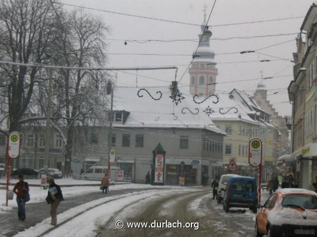 Schloplatz im Winter