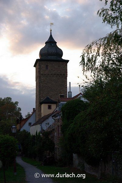 2009 - im Stadtgraben in der Abenddmmerung