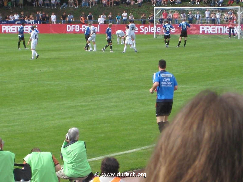 DFB Pokalspiel ASV Durlach - Bielefeld