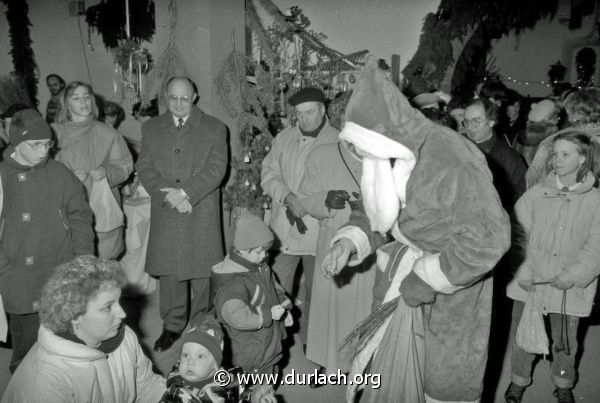 Weihnachtsmarkt im Rathaus, ca. 1989