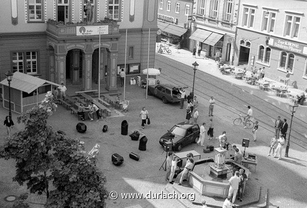 Veranstaltung auf dem Marktplatz, 1989