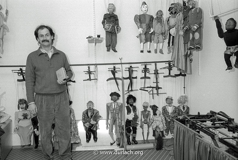 1988 - Stefan Blinn in seinem Haus in der Mittelstrae