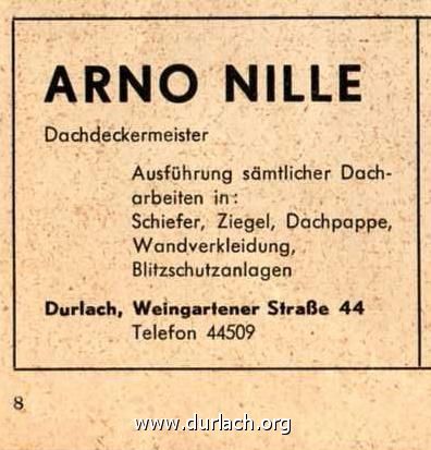 Dachdecker Arno Nille 1966
