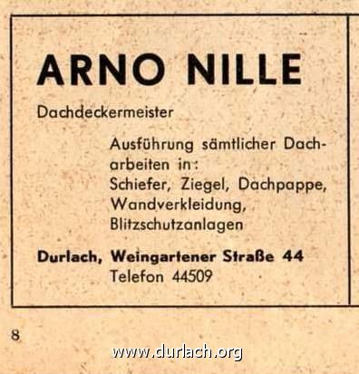 Dachdecker Arno Nille 1966