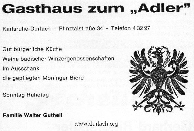 1977 Gasthaus zum Adler