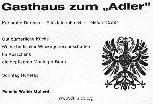 1977 Gasthaus zum Adler