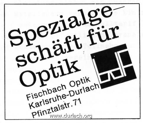 Optiker Fischbach 1982