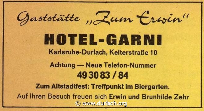 1985 Gaststtte "Zum Erwin"