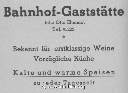 Bahnhof-Gaststtte 1951