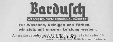 Wscherei Bardusch 1951